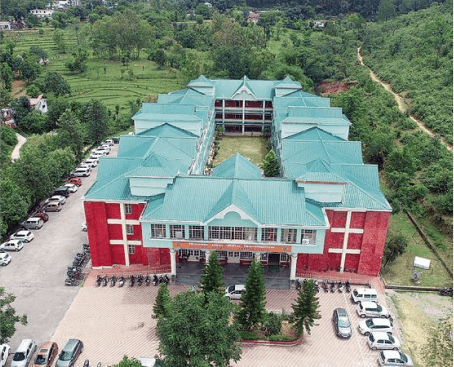 Aerial view of Central University of Himachal Pradesh